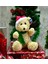 Yılbaşı Şapkalı Peluş Ayı 20 cm 78754 1