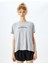 Bisiklet Yaka Baskılı Rahat Kesim Kısa Kollu Spor T-Shirt 3
