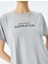 Bisiklet Yaka Baskılı Rahat Kesim Kısa Kollu Spor T-Shirt 5