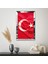 Gümüş Aynalı Pleksi Çerçeveli Türk Bayrağı Tablo 2