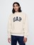 Erkek Bej Gap Logo Vintage Soft Fleece Sweatshirt 1