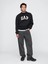 Erkek Siyah Gap Logo Vintage Soft Fleece Sweatshirt 2