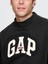 Erkek Siyah Gap Logo Vintage Soft Fleece Sweatshirt 4