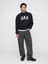 Erkek Siyah Gap Logo Vintage Soft Fleece Sweatshirt 5