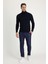 Super Slim Fit Ekstra Dar Kesim Desenli Klasik Kumaş Pantolon 1