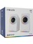MD-182 2.0 3W*2 Beyaz Rgb Aydınlatmalı USB + 3.5mm USB 5V Speaker Hoparlör 9