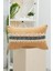 Ortası Şerit Desen ve Ponponlu Polar Kırlent Kılıfı 50 x 30 cm ,K-423 1