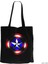 Captain America Shield 2 Siyah Kanvas Bez Çanta 1