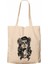 La Calavera Catrina Krem Kanvas Bez Çanta 1