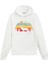 Retro Doğa ve Geyik Silüet Baskılı Ünisex Kapşonlu Hoodie 1