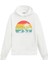 Howling At Sunset Baskılı Retro Ünisex Kapşonlu Hoodie 1