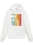 Palmiye Silüet Baskılı Retro Ünisex Kapşonlu Hoodie 1