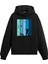 Avcı ve Doğa Temalı Retro Baskılı Kapüşonlu Hoodie 1