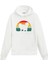 Retro Kedi Baskılı Kapşonlu Ünisex Hoodie 1