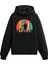 Retro Kaşif Silüet ve Doğa Baskılı Ünisex Kapşonlu Hoodie 1