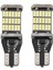 Adet T15 W16W LED Yedek Ampul 920 921 912 Hata Ücretsiz 4014 45SMD Vurgulama Fren Ampul DC12V (Yurt Dışından) 3