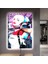 Ledli 90x60 Harley Quin Kanvas Tablo 1