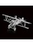 Dıy 3D Metal Puzzle Bulmaca Newpiort 17 Fighter Uçak 14+ Yaş Üstü Hediyelik 3