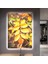 Ledli 90x60 Sarı Yaprak Kanvas Tablo 1