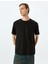 Bisiklet Yaka Kısa Kollu Cepli Pamuklu Basic T-Shirt 3
