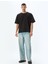 Oversize T-Shirt Bisiklet Yaka Kısa Kollu Pamuklu 1