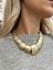 Gold Kare Plaka Marka Model Kolye 2