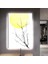 Ledli 90x60 Modern Çizim Ay Kanvas Tablo 1