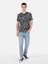 Regular Fit Yuvarlak Yaka Erkek Siyah Kısa Kol Tişört Cl1067822 3