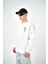 Erkek Soru Işareti Unknown Baskılı Bisiklet Yaka Oversize Sweatshirt 1