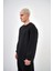 Erkek Basic Bisiklet Yaka Oversize Sweatshirt 1
