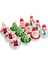 Vıp Delu x e 12 Adetgerçek Yılbaşı Mumu Noel Tealight Mum Noel Baba Kardan Adam Çam Ağacı Full Set 3