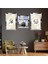 KABE DİNİ MODEL PLEKSİ KENAR MDF TABLO VE SAAT SETİ 2