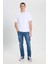 Slim Fit Dar Kesim Düşük Bel Normal Paça Larston Mavi Esnek Jean Denim Pantolon 1