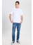 Slim Fit Dar Kesim Düşük Bel Normal Paça Larston Mavi Esnek Jean Denim Pantolon 2