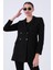 Siyah Simli Tüvit Metal Düğmeli Ceket 0105138.01 1