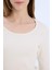 Fall in Love Pijama Takımı Regular Fit Poplin Uzun Kollu Üst Çizgili Uzun Alt E2349AX24WN 5