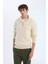 Comfort Regular Fit Rahat Kalıp Fermuarlı Dik Yaka Basic Düz Sweatshirt X7405AZ24AU 3