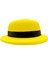 Neon Partisi Sarı Renk Melon Plastik Parti Şapkası 2
