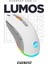 SGM-L1 LUMOS Beyaz/Gri 6400dpi RGB Ledli Makrolu Gaming Oyuncu Mouse 1