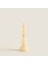 Flamme Kaideli Şamdan Mum Gold 20 cm Gold 3