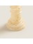 Flamme Kaideli Şamdan Mum Gold 20 cm Gold 4