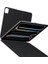 iPad Pro 11 2021 3.nesil Uyumlu Tablet Kılıfı Pitaka Magez Falio 2 Kalem Bölmeli Standlı Kılıf Siyah 3