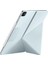 iPad Pro 13 2024 Uyumlu Pitaka Magez Falio 2 Kalem Bölmeli Standlı Kılıf Mavi 5