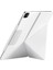 iPad Pro 13 2024 Uyumlu Pitaka Magez Falio 2 Kalem Bölmeli Standlı Kılıf Beyaz 5