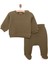 Yenidoğan Kapitone Sweatshirt-Patikli Alt 2li Takım Unisex 1