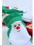 Pamuklu 6'lı Yılbaşı Noel Baba Kışlık Havlu Yenidoğan Bebek Çorap 3