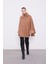 Camel Kürk Detaylı Kaşmir Panço 2