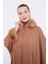 Camel Kürk Detaylı Kaşmir Panço 4
