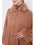 Camel Kürk Detaylı Kaşmir Panço 5