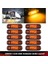 10X Amber 3 LED 3.4 Inç Kamyon Römork Camper Sinyal Işığı Vidalı (Yurt Dışından) 3